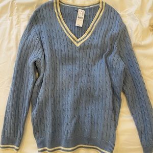 PacSun Blue V-neck Sweater
